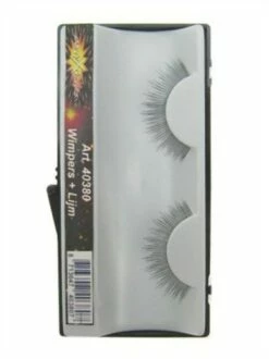 Wimpern Schwarz Extra Dünn