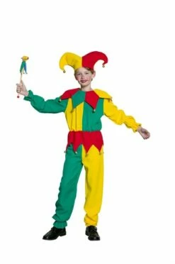 Narr Rot/grün/gelb (Hose/Oberteil/Mütze)