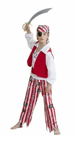 Pirat (Bluse/ Hose/ Weste/ Schärpe/ Kopftuch)