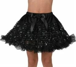 Petticoat Schwarz Glamour