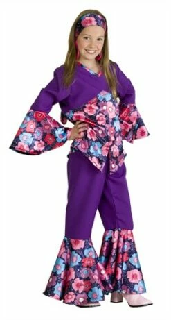 Flower Power Peace (Bluse, Hose, Stirnband)