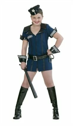 Police Jenny (2-tlg) (Kleid,Gürtel)