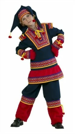 Lapländer 4-tlg (Bluse, Hose, Mütze, Handschuhe)