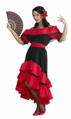 Spanierin Carmen 2-tlg -KARNEVALSWIERTS Verkäufe ka2127 1