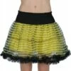 Petticoat Streifen Gelb/schwarz