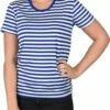 Ringelshirt Blau/weiß Girlie -KARNEVALSWIERTS Verkäufe ka2263