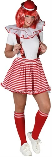 Ringelrock Rot/weiß