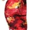 Hawaii Kleid Rot -KARNEVALSWIERTS Verkäufe ka2357