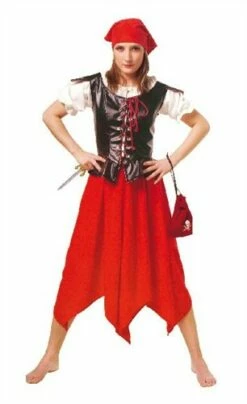 Seeräuberfrau (Rock /Bluse / Mieder / Kopftuch)