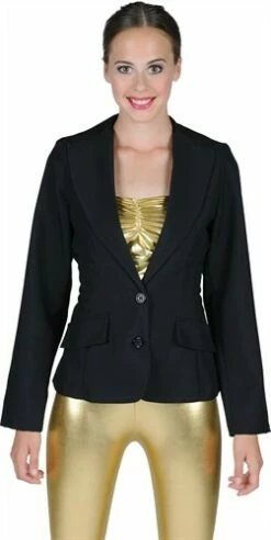 Jacke Schwarz Dame -KARNEVALSWIERTS Verkäufe ka2722 1