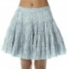 Petticoat Silber (Crush) -KARNEVALSWIERTS Verkäufe ka2999