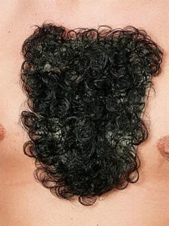 Brusthaartoupet Schwarz