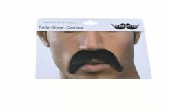 Schnurrbart Schwarz Biker