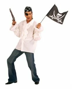 Piraten Bluse Weiss