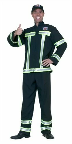 Feuerwehrmann Schwarz (Oberteil,Hose) -KARNEVALSWIERTS Verkäufe ka6040 1