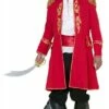 Piratenmantel Flint Rot 2 Piratenmantel Flint Rot -KARNEVALSWIERTS Verkäufe ka6219