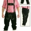 Lederhose Schwarz Oktoberfest (echtes Leder Mit Bestickung) -KARNEVALSWIERTS Verkäufe ka6240