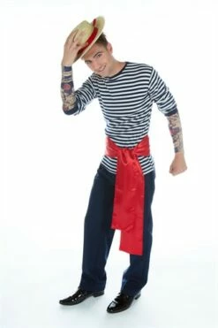 Ringelpulli Blau/weiß