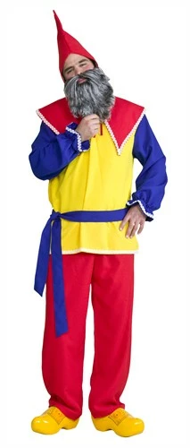 Zwerg (Oberteil/Hose/Gürtel/Mütze)(Männer-Grosse)