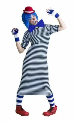 Rivelhemd Blau/weiss