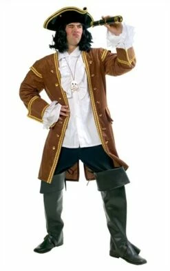 Piraten-Jacke Braun