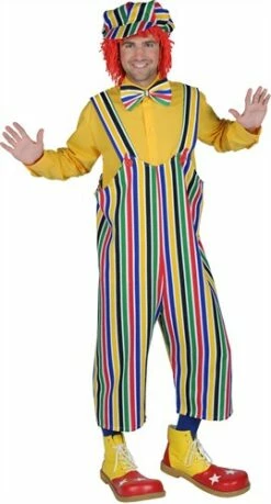 Funhose Streifen Multi -KARNEVALSWIERTS Verkäufe ka7096 1