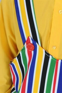 Funhose Streifen Multi -KARNEVALSWIERTS Verkäufe ka7096 1