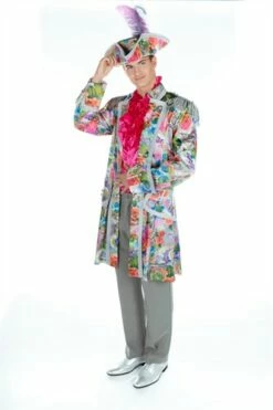 Jacke Blume Neon-silber