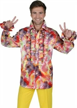 Rüschenbluse Flower Power Summer